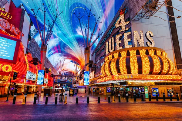 Las Vegas Usa Marzo 2022 Fremont Street Las Vegas Strada — Foto Stock