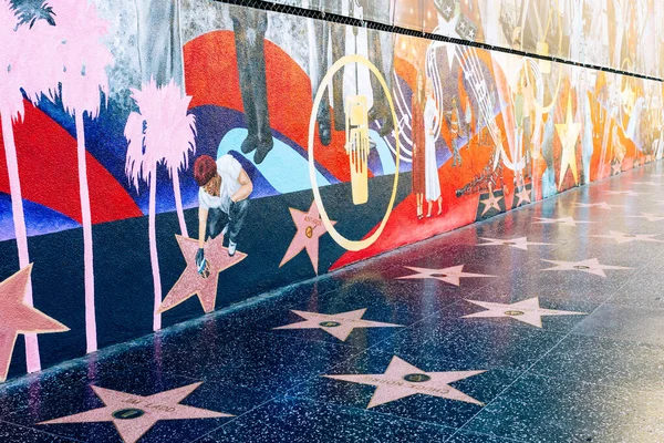 Los Angeles California March 2022 Stars Hollywood Walk Fame Los — Stock Photo, Image