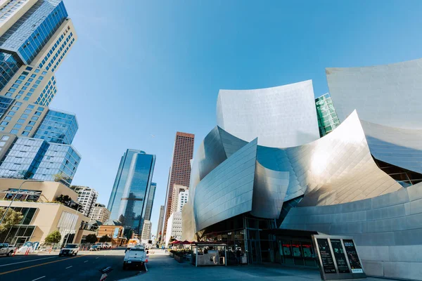 Los Ángeles California Marzo 2022 Walt Disney Concert Hall Centro — Foto de Stock