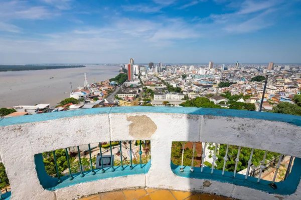 Guayaquil Équateur Architecture Coloniale Traditionnelle Guayaquil Est Deuxième Grande Ville — Photo