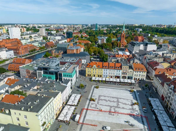 Wroclaw Letecký Pohled Moderní Rezidenční Část Hlavního Města Vratislavi Provincie — Stock fotografie