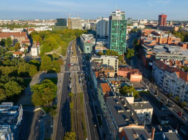 Poznan 'ın Modern Bölgesinin Hava Görüntüsü. Büyük Polonya Voyvoda 'sı. Polonya. Avrupa. 