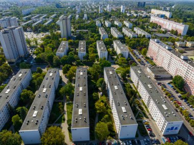 Poznan 'ın Modern Bölgesinin Hava Görüntüsü. Büyük Polonya Voyvoda 'sı. Polonya. Avrupa. 