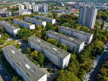 Poznan 'ın Modern Bölgesinin Hava Görüntüsü. Büyük Polonya Voyvoda 'sı. Polonya. Avrupa. 