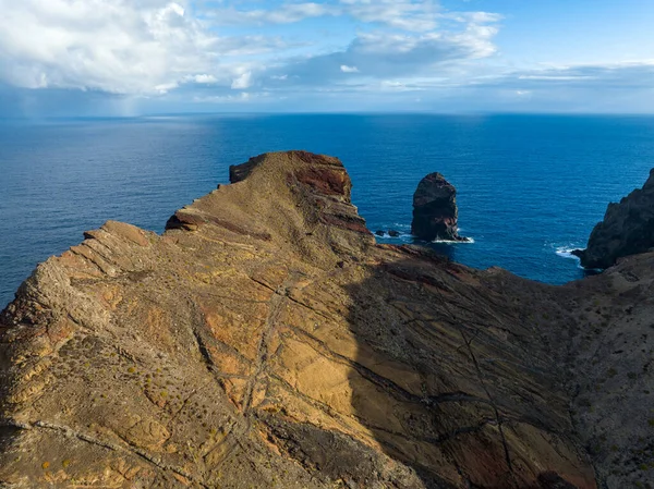 Madeira Aerial View Landscape Madeira Island Ponta Sao Lourenco Loureno — Stock Photo, Image