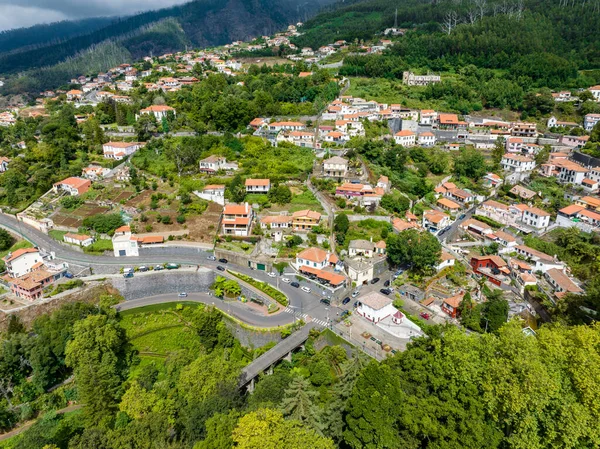 항공기이다 Funchal 포르투갈 마데이라 도시이다 — 스톡 사진