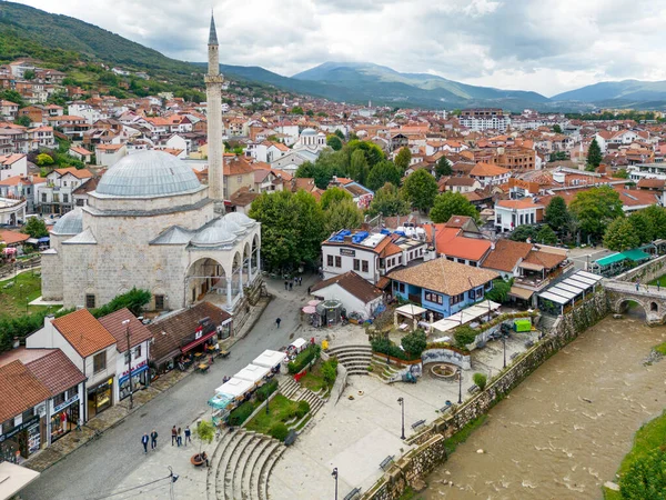 Vieille Ville Prizren Destination Touristique Populaire Kosovo Ville Historique Touristique — Photo