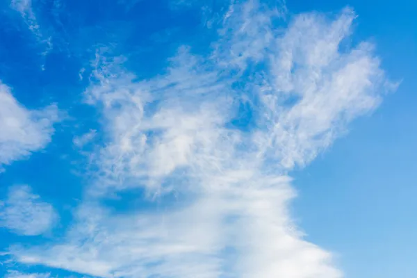 Céu Azul Com Nuvens Natureza Paisagem Fundo — Fotografia de Stock