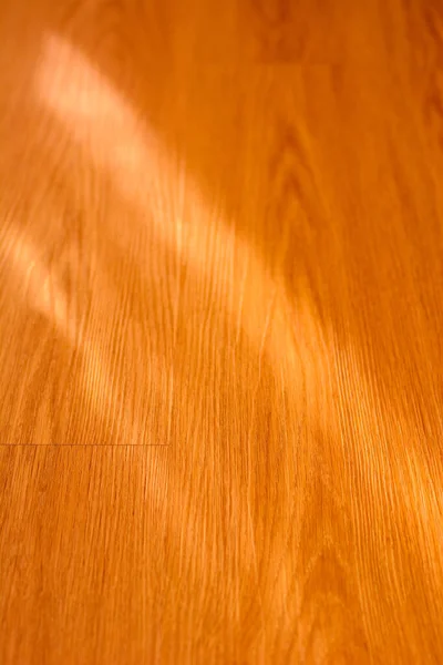 Brown Laminate Floor Natural Light Window — Stock Photo, Image