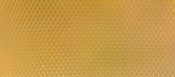 Rhombus Pattern Steel Grating Natural Gold Light Background — Stok Foto