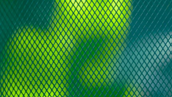 Rhombus Pattern Steel Grating Natural Light Background — Foto de Stock