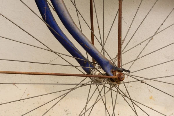 Часть Старого Велосипеда Естественном Освещении — стоковое фото