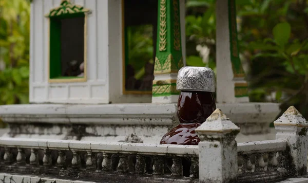 Part Little Spirit House Commonly Seen Thailand — ストック写真