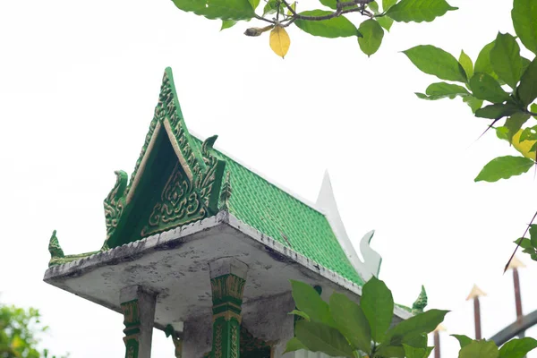 Part Little Spirit House Commonly Seen Thailand — ストック写真