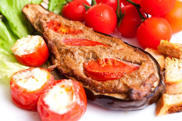 Grilled aubergine — Stock Photo, Image