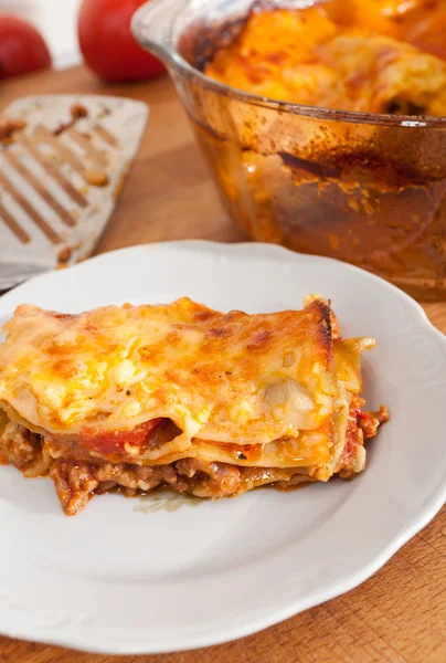 Home made lasagne — Stock Photo, Image