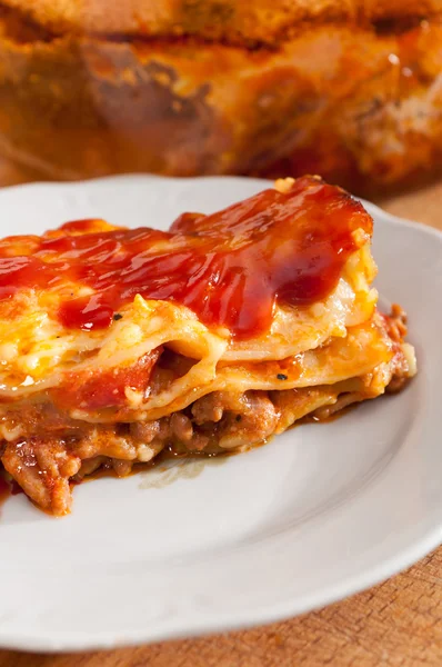 Home made lasagne — Stock Photo, Image