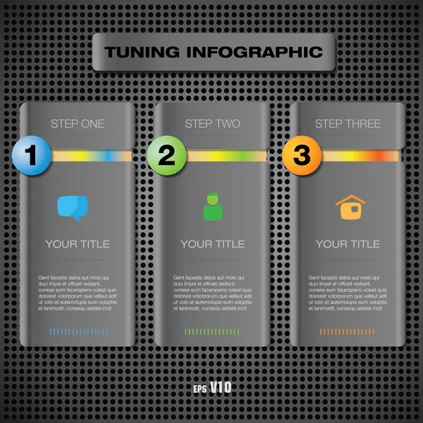 Web bilgi Masası öğeleri vektör
