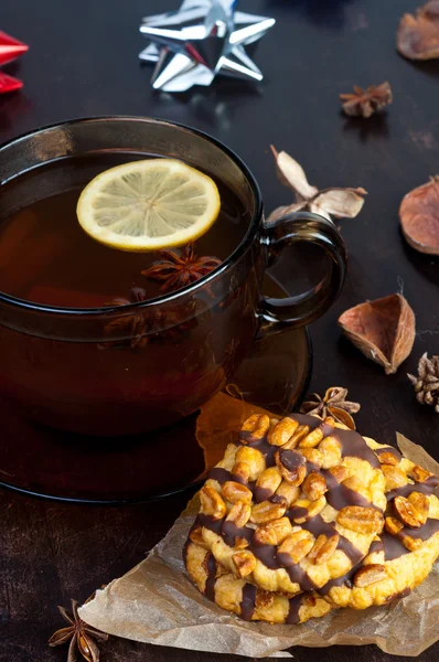 Winter tea — Stock Photo, Image