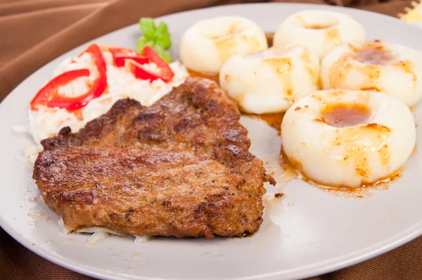 Potato dumplings — Stock Photo, Image