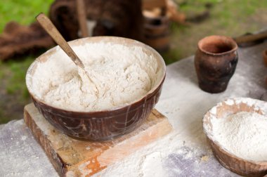 pişirme için vintage hamur