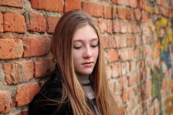 Depressief meisje — Stockfoto