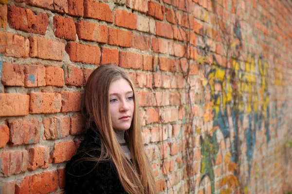 Depressives Mädchen — Stockfoto