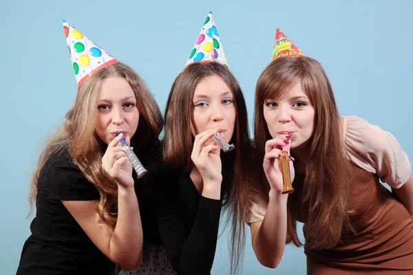 A Group of beautiful girls at the party — Stock Photo, Image