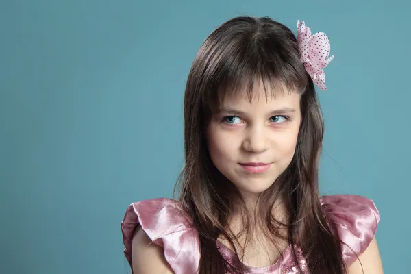 Portrait of shy girl. — Stock Photo, Image