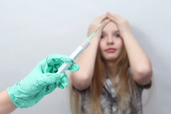 Kind vaccinatie — Stockfoto