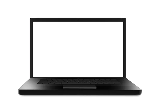 黑色笔记本电脑-xl — 图库照片