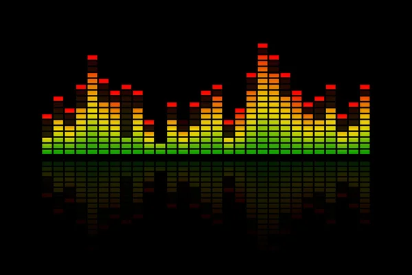 Muziek equalizer bars Stockfoto