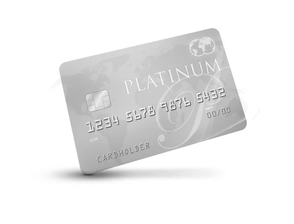 Platinum πιστωτικής κάρτας Royalty Free Εικόνες Αρχείου