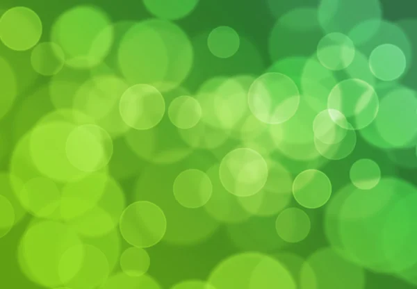 Grünes Bokeh Licht Hintergrund — Stockfoto