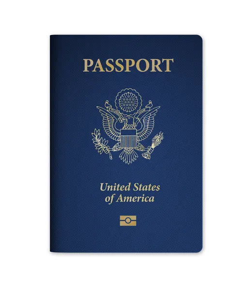 Amerikai útlevél, mikrochip Jogdíjmentes Stock Képek