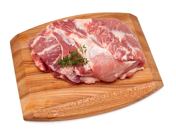 Carni fresche di maiale crude — Foto Stock