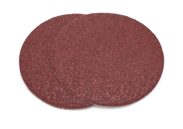 Disk brun sandpapper — Stockfoto