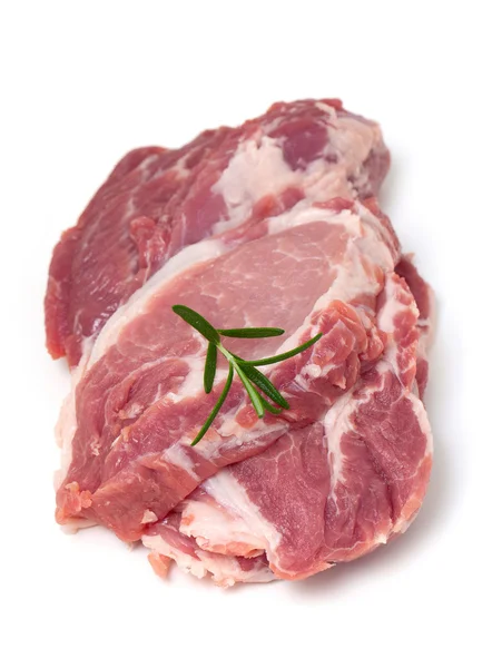 Свіже сире свиняче м'ясо — стокове фото