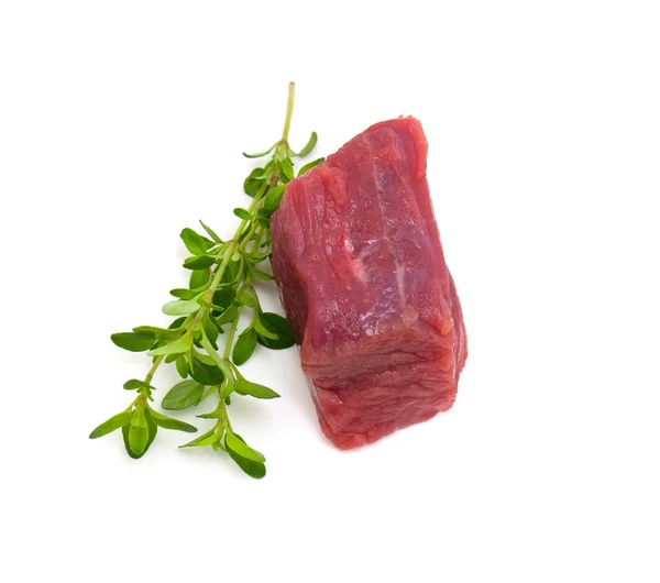 Pedaços de carne fresca — Fotografia de Stock