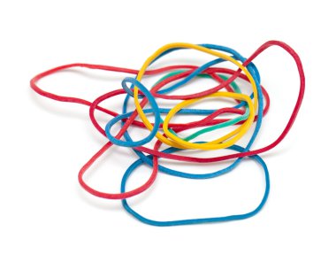 renkli lastik bant