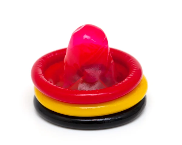 Renkli prezervatif — Stok fotoğraf