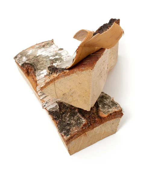 Cut logs of fire wood Stock Image