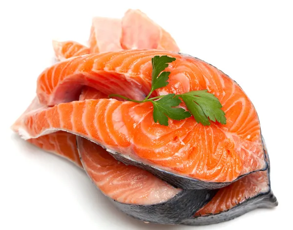 Stock image raw salmon