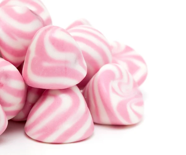Witte en roze marshmallow — Stockfoto