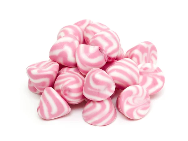Vitt och rosa marshmallow — Stockfoto