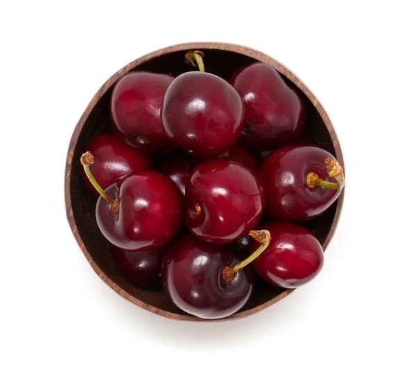Cherry v misce — Stock fotografie