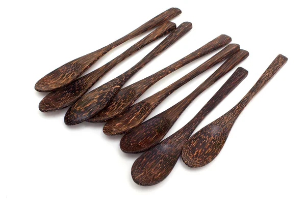 Set of wooden spoons — Stock Photo, Image