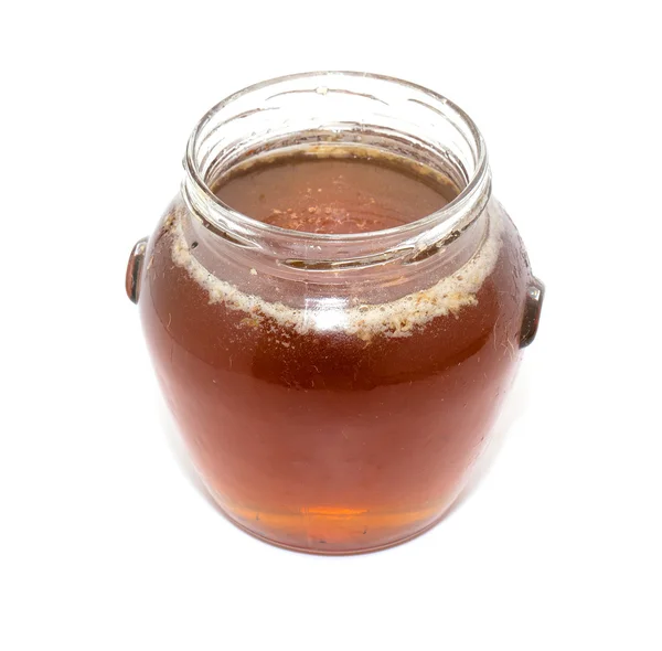 Jar with honey Royalty Free Stock Photos