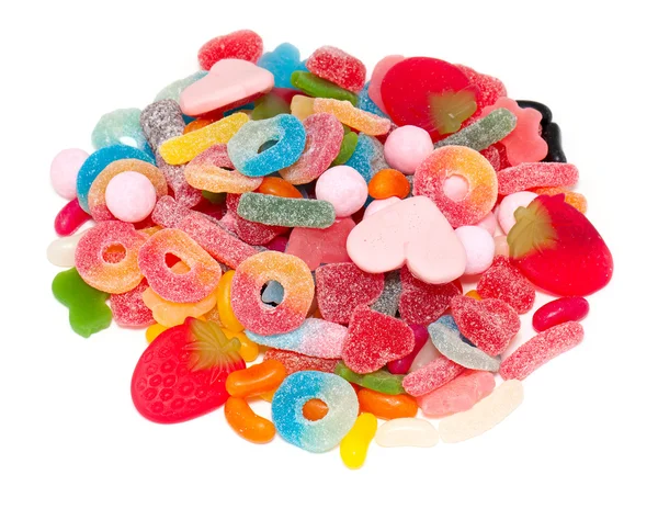 Assortment of jelly candy — Stock Photo, Image