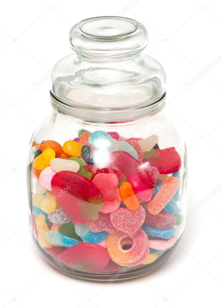 Assortment of jelly candy